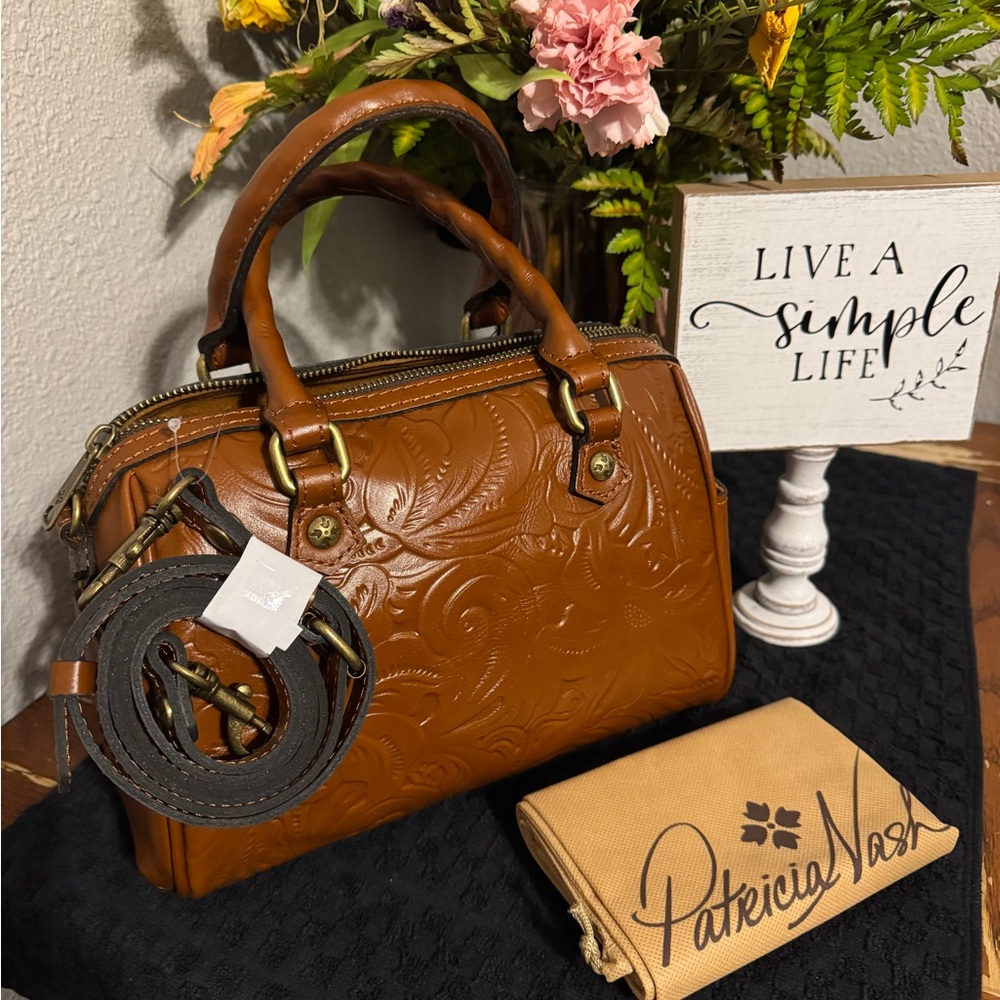 Patricia Nash Sarina Florence Tooled NWT